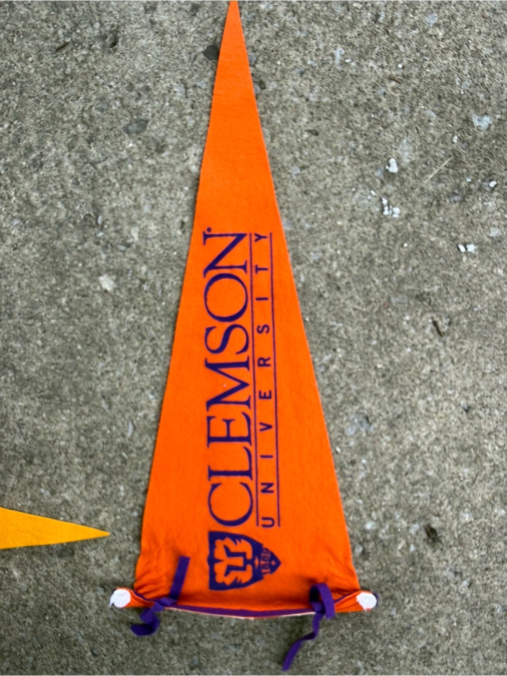 Clemson University Orange Pennant
